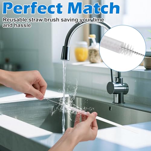 Palksky Water Bottle Cleaning Brush Kit, Brush and Straw Cleaner for Owala, 5 PCS - size: 5 Pack