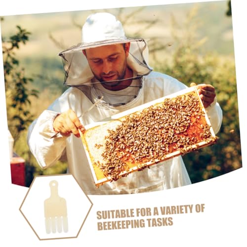 FAVOMOTO 2pcs Beekeeper Extracting Scraper Tool Jelly Scrape Pen 8-Row Hive Beekeeping Equipment for Honey Extraction and Hive Maintenance