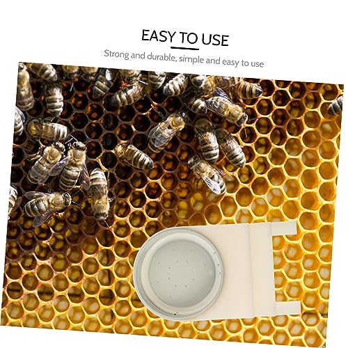 2pcs Beehive Water Dispenser with Design Durable Bee Feeder for Beekeeping Easy Observation of Water Level for Entrance Internal Feeding