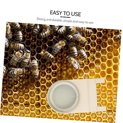 2pcs Beehive Water Dispenser with Design Durable Bee Feeder for Beekeeping Easy Observation of Water Level for Entrance Internal Feeding