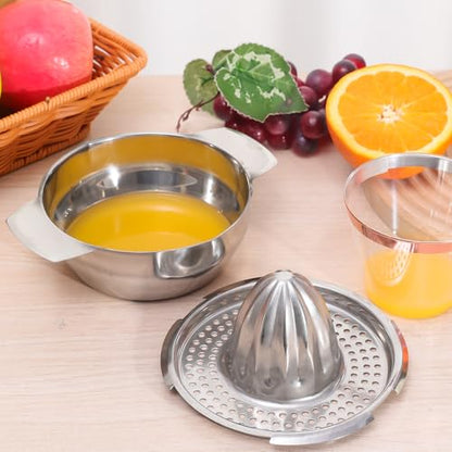304 Stainless Steel Fruit Lemon Orange Manual Juicer Household Kitchen Small Creative Hand Juicer