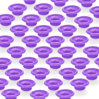 6PCs Dopamine color Silicone Gaskets Washers Seals for Cap Swing Flip Top for Home Brew Beer Soda Bottle Sealing (Neon Purple) - color: Neon Purple
