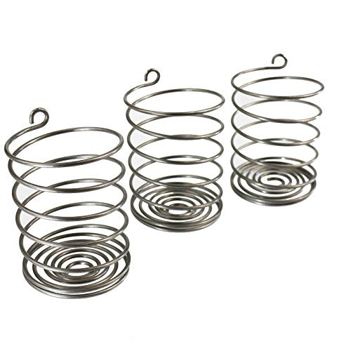 Stainless Steel Pickle Helix Coils, Fermentation Weights 3 | Pack For Wide Mouth Mason Jar Fermenting | Best Way To Hold Vegetables Under Water For Fermentation - size: Weights Only