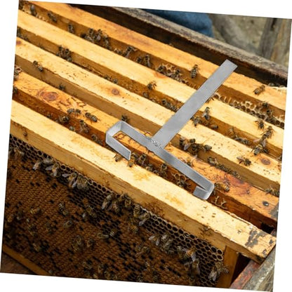 2pcs Stainless Steel Beehive Frame Holder Perch Stand Beekeeping Frame Support Tools for Efficient and Spacing