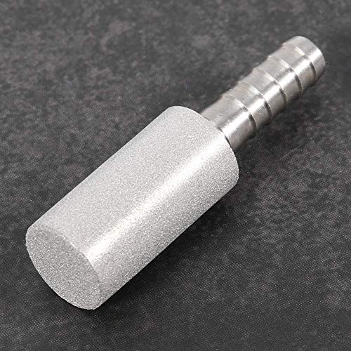 Stainless Steel Beer Carbonation Diffusion Stone, 1.9 inch Length, for Home Brewing and Aeration (0.5Micron)