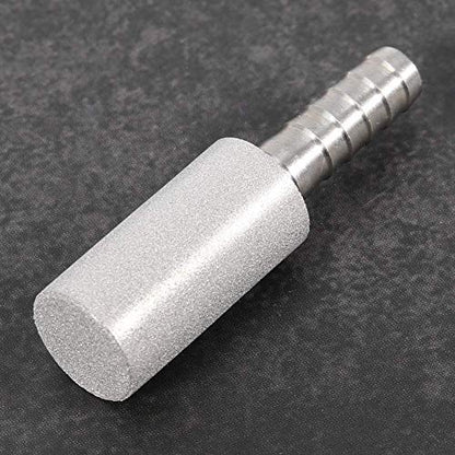 Stainless Steel Beer Carbonation Diffusion Stone, 1.9 inch Length, for Home Brewing and Aeration (0.5Micron)