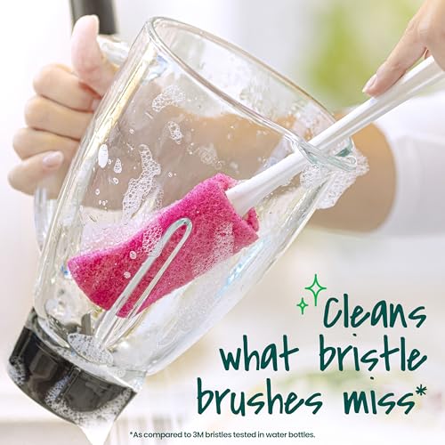 Scotch-Brite Water Bottle Scrubber, Safe On Glass, Plastic and Stainless Steel - size: Bottle Scrubber
