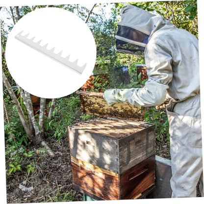 Hemoton Beehive Frame Spacer Tool Stainless Steel Deck Spacer for Beekeeping Equipment Optimal Frame Organization Stability for Honeycomb Formation Beekeeping Tool
