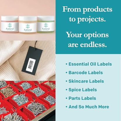Premium Label Supply White Sticker Barcode Labels – 2" x 1" – Laser/Inkjet Compatible – (40 per Sheet), 1000 Sheets – 40,000 Total Adhesive Labels - size: 40000 Labels