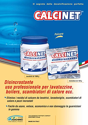 Asachimici: CalciNet Scale Remover Powder, for Professional Use - 35.27 Ounces (1kg) Jar [ Italian Import ]