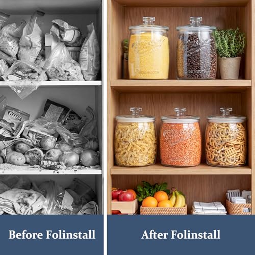 2 Pack Cookie Jar, 1/2 Gallon Glass Storage Containers with Airtight Lids, Wide Mouth Food Jars & Canisters for Kitchen, Pantry, Apothecary, Flour, Sugar, Sourdough Starter, Dog Treat, Half Gallon