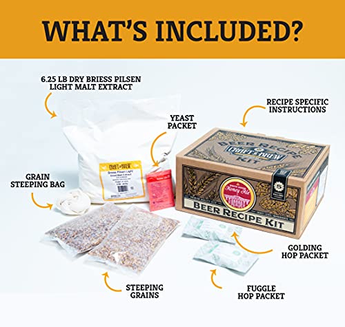 Craft a Brew - Beer Recipe Kit - White House Honey Ale - Home Brewing Ingredient Refill - Beer Making Supplies - Includes Hops, Yeast, Malts, Extracts - 5 Gallons - color: White House Honey Ale