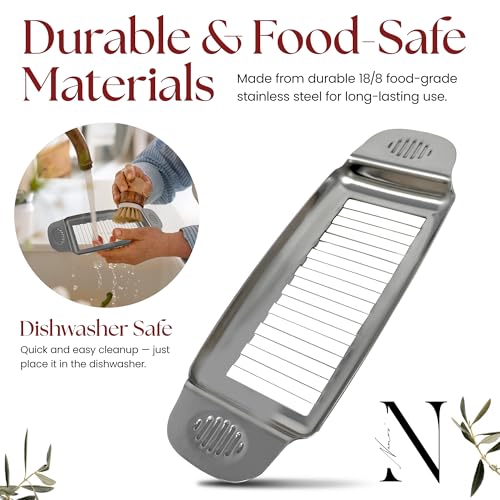 Namre Butter Cutter Slicer| Stainless Steel | Wire Butter Square Slicer | Handheld Butter Cutter for Butter| BBQ Accessories for Corn on the Cob & Grilling