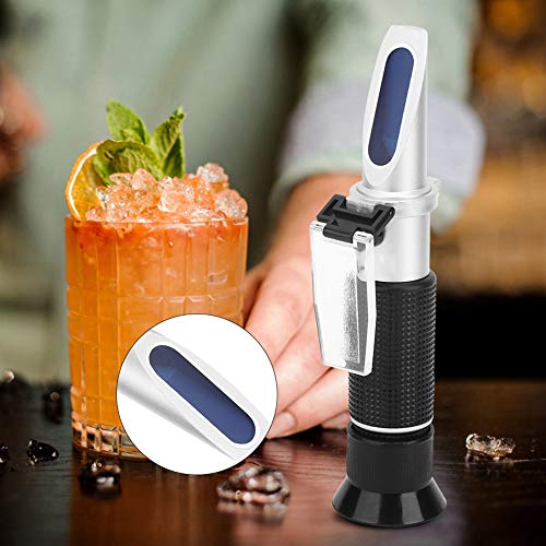 Emoshayoga Veterinarian Refractometer for Colostrum refractometro Refractometer Sugar Test Meter 0 20% with Accurant Index for Automatic Temperature Compensation
