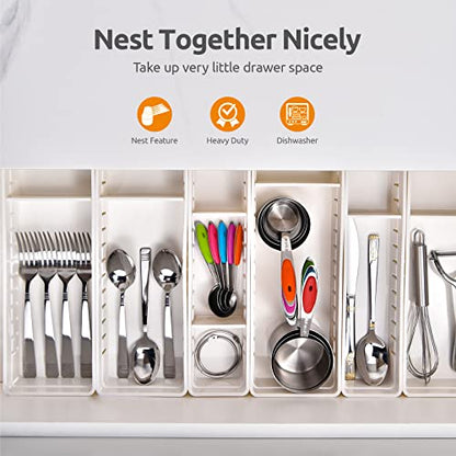 Measuring Cups : U-Taste 18/8 Stainless Steel Measuring Cups and Spoons Set of 10 Piece, Upgraded Thickness Handle (Multicolors) - color: Multicolors