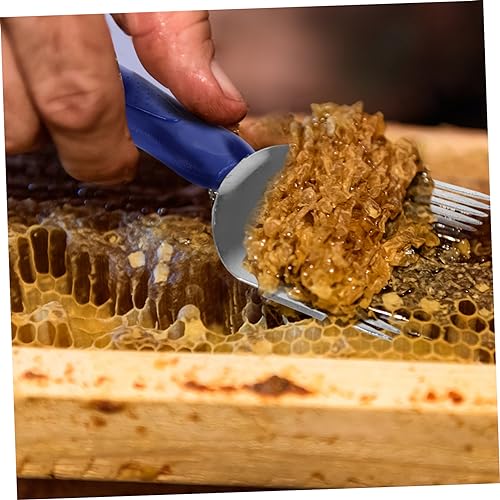 BESPORTBLE Beekeeper Honeycomb Scraper and Honey Shovel Tool for Easy Honey Harvesting Uncapping Fork for Beekeeping