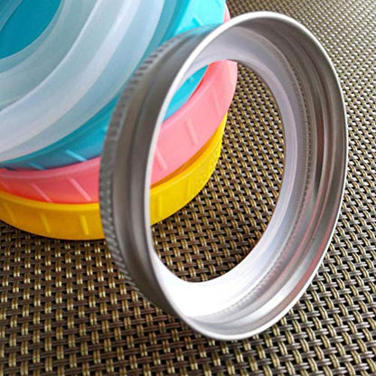 Silicone Jar Gaskets Leak Proof and Airtight 10 Pack for 70mm and 86mm Can Lids White (86mm) - size: 86mm