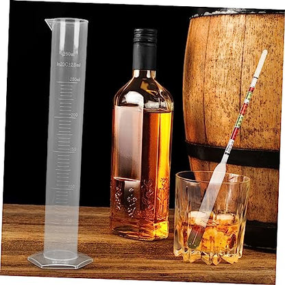 2 Sets Home Brew Hydrometer Kit Round Cylinder Triple Scale Alcohol Meter for Wine Making Beginners - color: 3