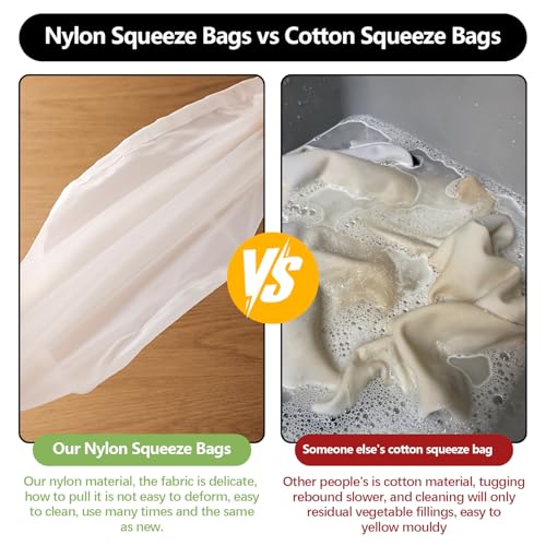 Cheese Cloth Bag For Straining, Nut Milk Bag - Reusable Straining Bags For Nut Milk, Soy Milk, Dumpling Fillings, And More (3, S) (3, S) - size: S