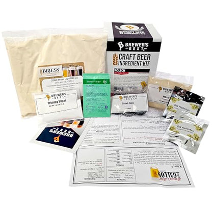 Brewer's Best One Gallon Home Brew Beer Ingredient Kit (Kolsch)