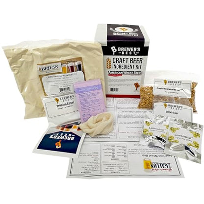 Home Brew Ohio Best One Gallon Home Brew Beer Ingredient Kit (American Wheat Beer)