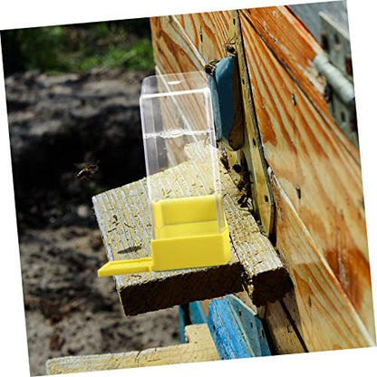 Bee Water Feeder Vertical Station Beehive Water Dispenser for Beekeeping Supplies Easy to Clean Bee Feeding Cup for Garden Use