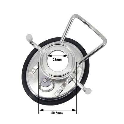 304 stainless steel Cornelius Keg Lid with 1.5'' Tri-clamp Ferrule,NEW Corny Beer Keg Lid 60PSI PRV Food Grade Dry Hopper