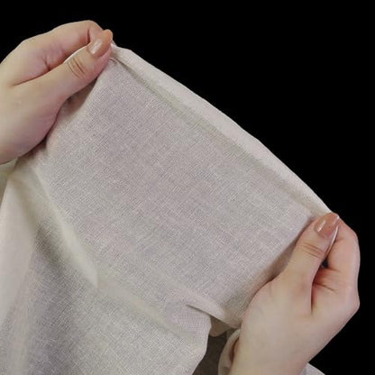 Fashion Track Cheese Cloths, 55x36 Inch 1 Yard Grade 90 (13.75 Sq. Feet) Hemmed Cheese Cloth Fabric Reusable Strainer, 100% Cotton Unbleached Cheesecloth for Straining, Kitchen and Cold Brew Coffee - color: Natural, size: 1 Yard