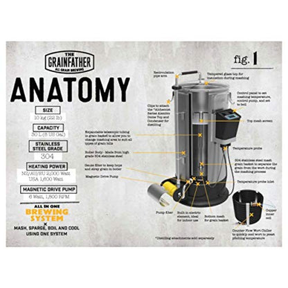 Connect Complete All In One Home Beer Brewing System, 8 gallons