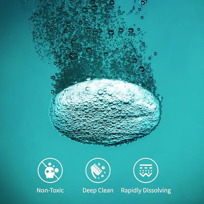 Gevi Ice Maker Cleaning Tablet 4 Uses, Individual Packed for Each Tablet, Organic Citric Acid Cleaner for Universal Ice Machines (4 Uses)