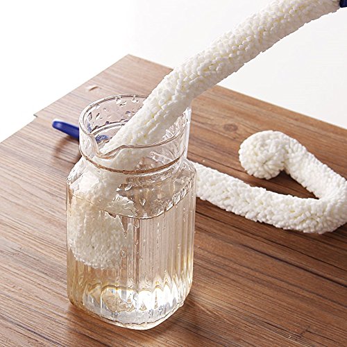 LJDJ Bottle Cleaning Brush - Set of 2 Flexible Bottle Scourer - Multi-Function Household Cleaning Tools for Cleaning of Wine Decanters, Goblets, Glasses, Cups - color: 2-pcs Standard