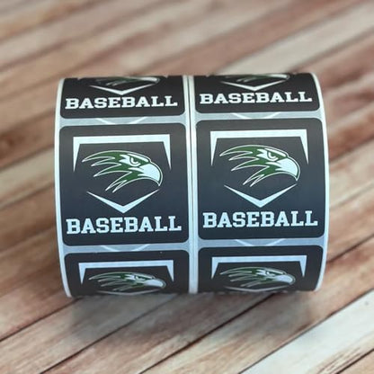 30-1000 Custom Stickers Personalized Labels on Roll, Customized Waterproof Stickers with Any Image Logo and Text. Custom Sticker for Business Logo Thank You Labels-Multi Shapes, Sizes, Backgrounds