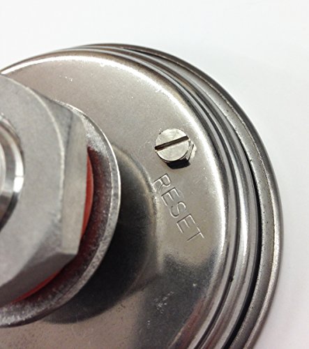 Quick Fit 2 In. Weldless Stainless Steel Thermometer for Home Brewing