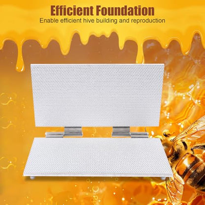 Comb Foundation Tool, 4.7mm Bee Wax Foundation Sheet Mold Casting Tool Wax Foundation Sheet Mold Casting Machine Beeswax Embossing Mold Press Mold for Beekeeping Supply 220 x 420mm