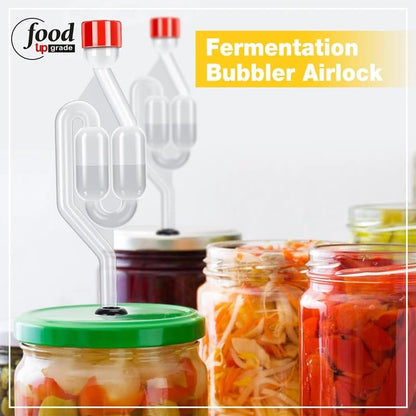 3 Pieces S-Shape Airlocks,Homebrew Bubble Airlock Carboys Stopper & Fermenter Seal Valve with Food Grade Grommets Wine Making(6 pack) - color: 6 pack
