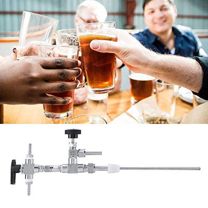 Brickman Beer Gun Filler, Beer Bottle Filler, Adjustable Counter Pressure Bottling Wand, 304 Stainless Steel Beer Homebrew Tool Kit