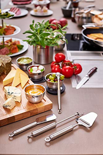 Rosle Stainless Steel Wire Cheese Slicer with Prongs, 9.8-inch