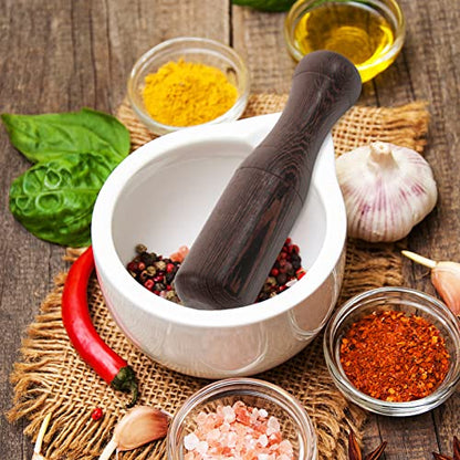 Healifty Wooden Pestle Garlic Masher 6.88" Ergonomic Grinder Rod | Natural timber muddler for sauces. Compact manual pounder fits stone bowls for effortless food crushing daily