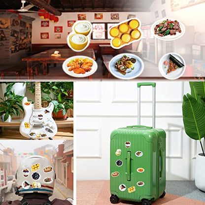 180Pcs Food Stickers Aesthetic Vinyl Stickers Cute,Waterproof,Trendy Stickers for Labels,Scrapbooking,Wedding Place Cards,Water Bottles,Laptop,Phone,Guitar,Luggage - color: Colorful