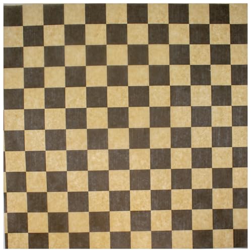 MADE IN USA 1,000 Sheets of Grease-Resistant Food Grade Waxed Kraft Deli Tissue Paper, 12" X 12" (Black & Brown Checker Print) - color: Black & Brown Checker Print