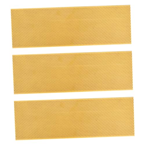 BESPORTBLE 3pcs Honeycomb Foundation Beehive Foundation Dadant Beekeeping Supplies Plastic Beehive Accessory