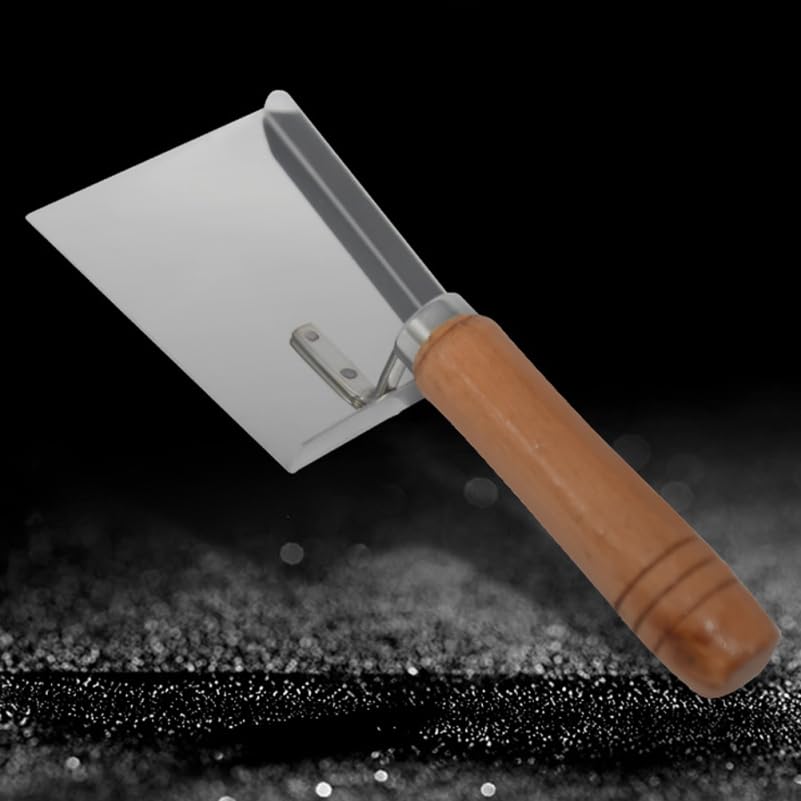 Totority Beehive Cleaning Shovel 7.87 Inch Stainless Steel Hive Scraper with Comfortable Grip for Efficient Wax and Debris Removal Beekeeping Tool