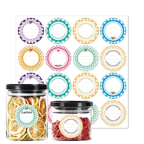 2" Labels Stickers for Jars and Lids, Pantry Labels, Sticker Labels, Canning Labels for Jars,Bottle Labels (160 pcs) - color: White