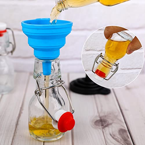 Swing Top Glass Bottles Set of 30, 2oz Small Airtight Bottles with Swing Top Lids, liquor bottles, Flip Top Bottles for Vanilla Extract, Juice Shot, Maple Syrup, for Wedding Party Favors & DIY Gifts