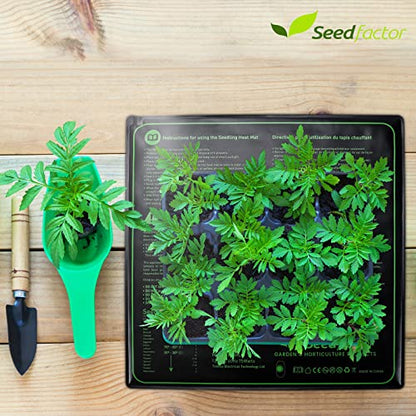 MET Certified Seedling Heat Mat, Adjustable Temperature, Waterproof, Durable Germination Station, Warm Hydroponic Heating Pad, Indoor Home Gardening, Medium Size - size: 1 Pack-20" X 20"