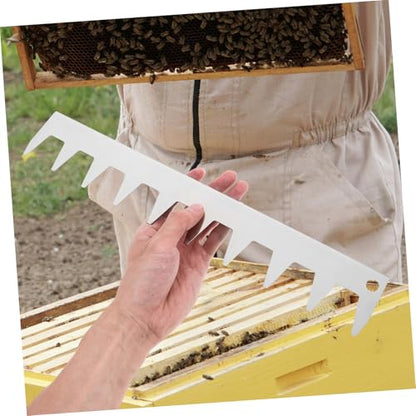 Toyvian Stainless Steel Frame Spacer Tool for Beekeeping Durable Deck Spacer Equipment for Honeycomb Formation Essential Beehive Frame Holder for Efficient Hive Management