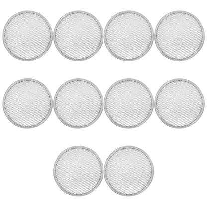 10 Pack Stainless Steel Sprouting Lids for 86mm Wide Mouth Mason Jars - Reusable Mesh Filter Strainer Screens for Beans, Alfalfa, Broccoli Sprouts - Easy Clean