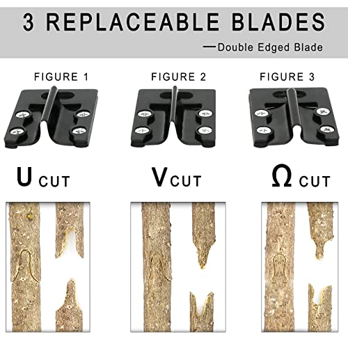 Upgrage Garden Grafting Tools, 2 in 1 Garden Pruning Tools Including Grafting Knife, Pruning Shears, Replacement Blades Grafting Tapes and Labels for Plant Branch Fruit Tree Cutting Pruner Tool Kits - style: Upgrade Garden Grafting Tool