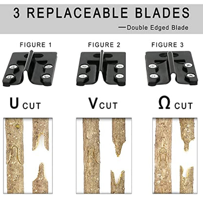 Upgrage Garden Grafting Tools, 2 in 1 Garden Pruning Tools Including Grafting Knife, Pruning Shears, Replacement Blades Grafting Tapes and Labels for Plant Branch Fruit Tree Cutting Pruner Tool Kits - style: Upgrade Garden Grafting Tool