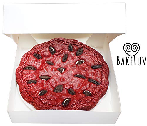 BAKELUV Pie Boxes 10x10x2.5 Inch | White / 50 pcs/Auto-Popup | Bakery/Pastry/Treats/Cookies/Cheesecake/Cake/Muffins/Donuts - color: White, size: 50